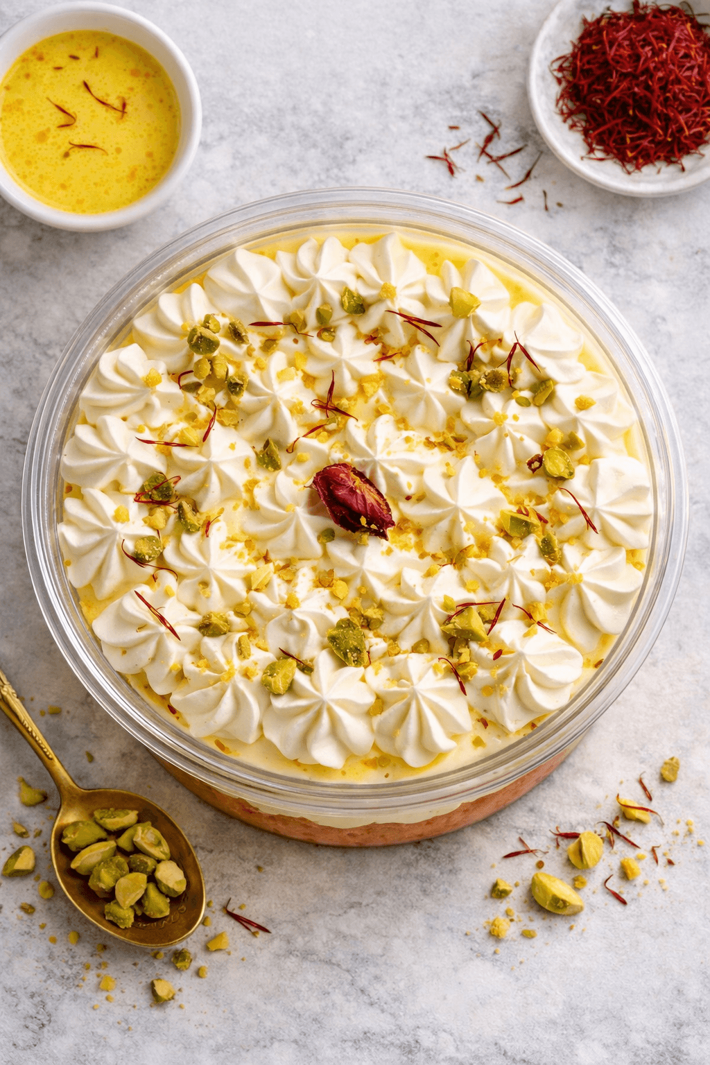 Saffron Milk Cake